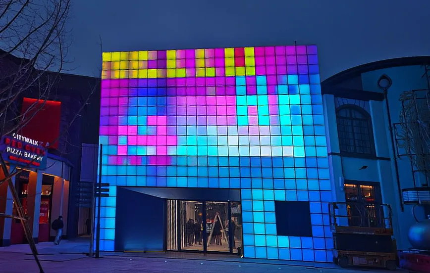 27SQM P3.91 outdoor screen in Cinema