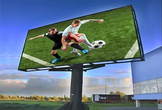 Tela de publicidade de estádio