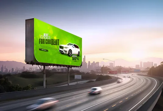 Экран шоссе