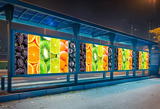 Экран автобусной остановки