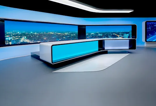 Tela de transmissão de televisão